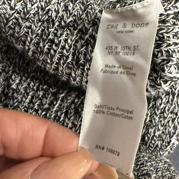 rag & bone/JEAN — Dana Cold Shoulder Sweater - Size Small - Picture 10 of 12